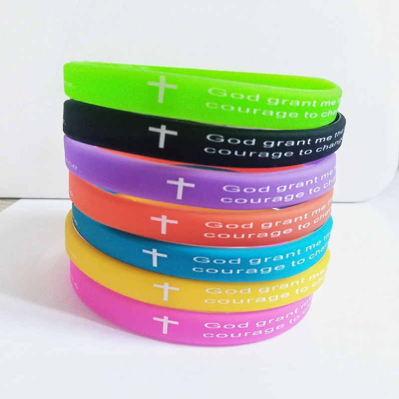Wholesale 50pcs cross jesus christianity bible Prayer christian wristbands bracelets Verse Band silicone Gifts present for children women, Black
Wholesale 50pcs cross jesus christianity bible Prayer christian wristbands bracelets Verse Band silicone Gifts present for children women, Black