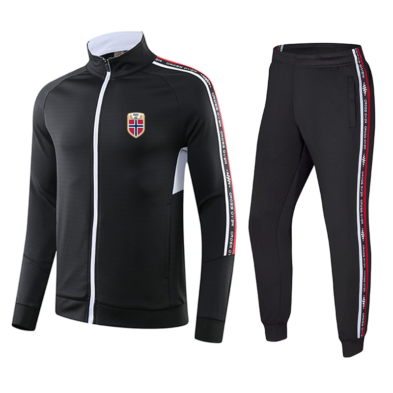 Norway Football Club Soccer sports tracksuit golf suit outdoor training sets health cloth round neck comfortable clothing, Gray
Norway Football Club Soccer sports tracksuit golf suit outdoor training sets health cloth round neck comfortable clothing, Gray