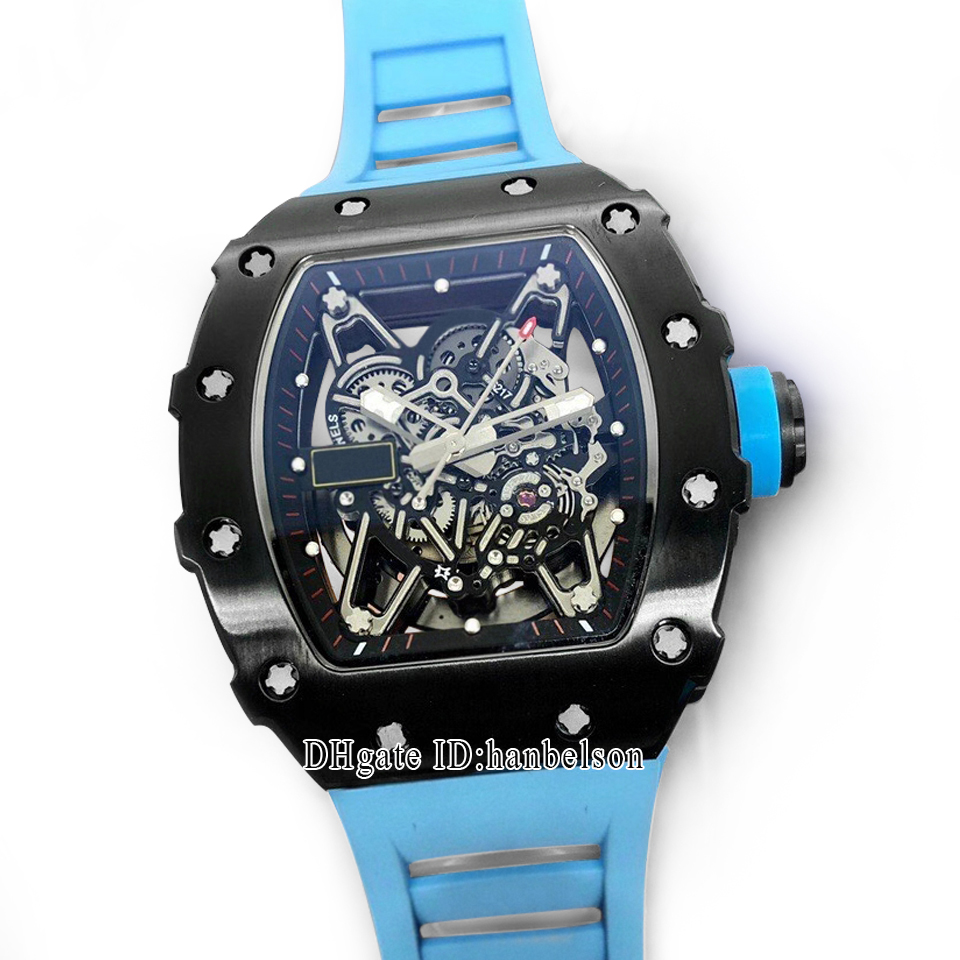 NEW 35-02 mens watches Skeleton dial Japan Miyota Automatic movement Sport blue rubber watch Mechanical Sapphire Crystal montre de luxe, R1
NEW 35-02 mens watches Skeleton dial Japan Miyota Automatic movement Sport blue rubber watch Mechanical Sapphire Crystal montre de luxe, R1