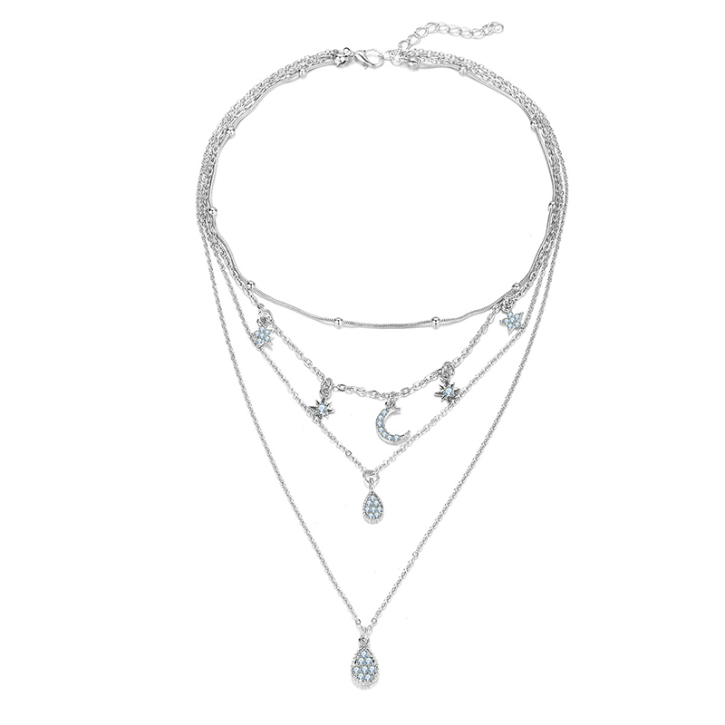 Alloy Star Moon Multilayer Pendant Choker Necklace For Women Chain On The Neck Chains Gift Kpop Jewelry 2020 Aesthetic XL10411
Alloy Star Moon Multilayer Pendant Choker Necklace For Women Chain On The Neck Chains Gift Kpop Jewelry 2020 Aesthetic XL10411