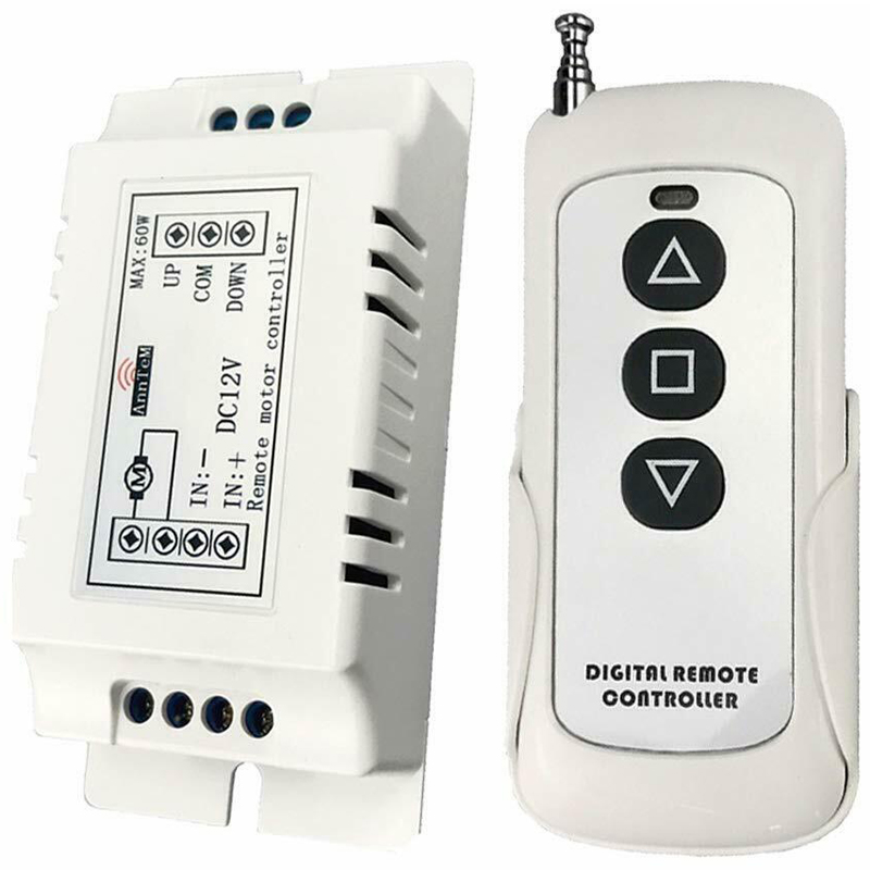 Wireless Remote Control Switch 433mhz rf Transmitter Receiver dc 9v 12v Motor Battery Power Forward Reverse Steering Controller 
Wireless Remote Control Switch 433mhz rf Transmitter Receiver dc 9v 12v Motor Battery Power Forward Reverse Steering Controller