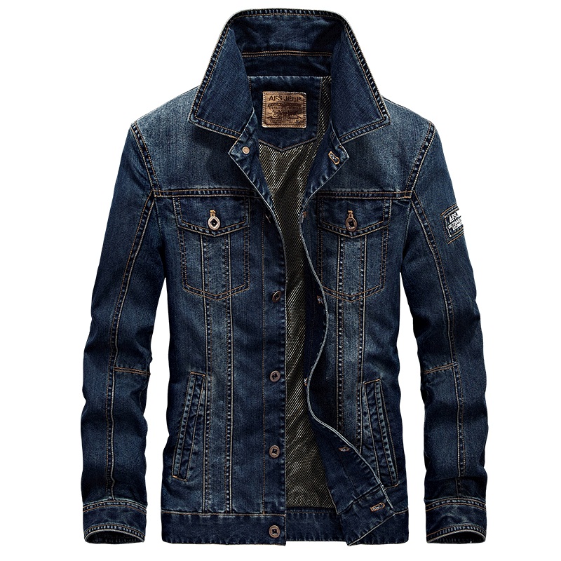 2020 New Spring & Autumn Denim Jacket Men Turn-Down Collar Fashion Slim Outerwear Jaquetas Masculino Jeans Jacket Plus size 4XL, Blue
2020 New Spring & Autumn Denim Jacket Men Turn-Down Collar Fashion Slim Outerwear Jaquetas Masculino Jeans Jacket Plus size 4XL, Blue