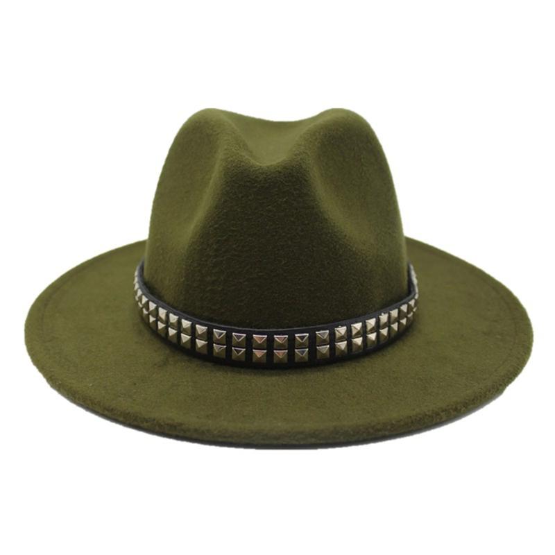 Women Men Wool Fedora Hat Winter Autumn Wide Brim Hat Panama Jazz Casual Wild Size 56-58CM, Army green
Women Men Wool Fedora Hat Winter Autumn Wide Brim Hat Panama Jazz Casual Wild Size 56-58CM, Army green