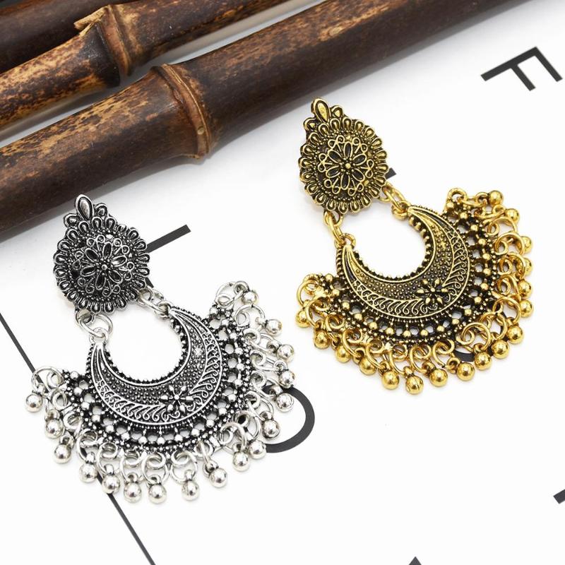 Bohemian Vintage Fashion Bells Tassel Earring Lotus Dangle Statement Tribal Nepal Turkish Party Gift Jewelry
Bohemian Vintage Fashion Bells Tassel Earring Lotus Dangle Statement Tribal Nepal Turkish Party Gift Jewelry