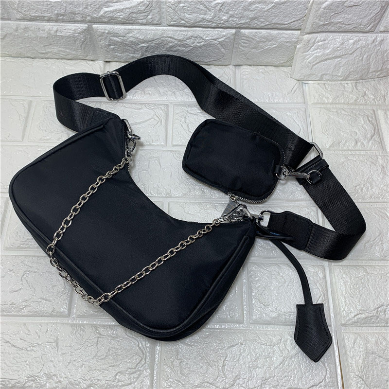 Women Nylon Hobo shoulder bag crossbody lady chains purse messenger bags canvas tote with box, Black
Women Nylon Hobo shoulder bag crossbody lady chains purse messenger bags canvas tote with box, Black