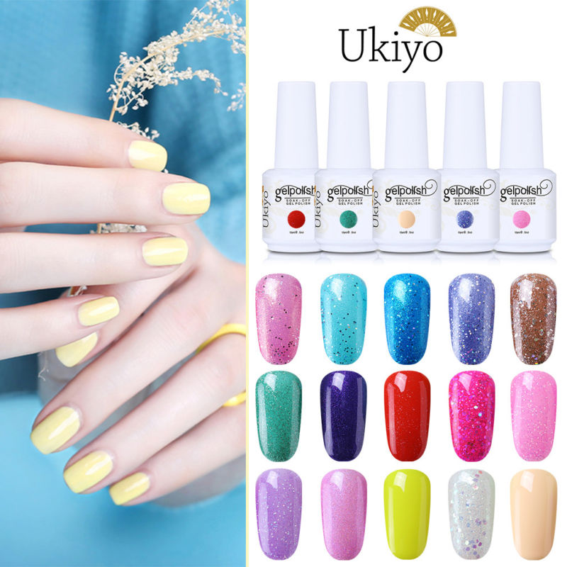 Ukiyo 15ml Gel Nail Polish Glitter Nail Gel Polish Soak Off Candy Color Manicure Lucky Lacquer Enamel Semi Permanent Art, Base
Ukiyo 15ml Gel Nail Polish Glitter Nail Gel Polish Soak Off Candy Color Manicure Lucky Lacquer Enamel Semi Permanent Art, Base