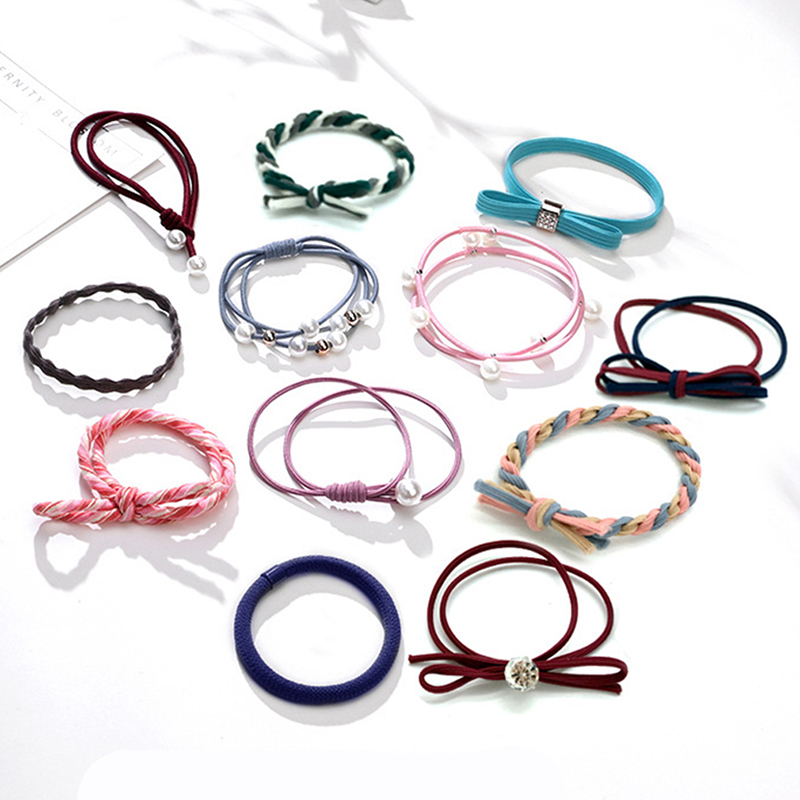 12PCS/Set New Women Girls Elegant Flower Pearls Bow Elastic Hair Bands Sweet Scrunchie Headband Rubber Bands Hair Accessories
12PCS/Set New Women Girls Elegant Flower Pearls Bow Elastic Hair Bands Sweet Scrunchie Headband Rubber Bands Hair Accessories