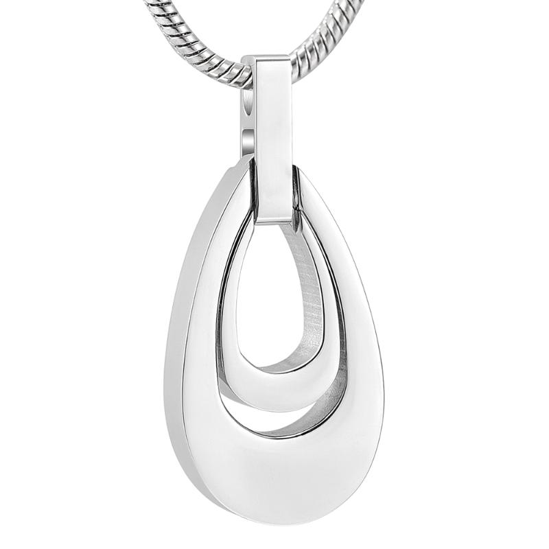 IJD10726 Stainless Steel Double Tear Cremation Memorial Necklace for Ashes Urn Souvenir Keepsake Pendant Jewelry
IJD10726 Stainless Steel Double Tear Cremation Memorial Necklace for Ashes Urn Souvenir Keepsake Pendant Jewelry