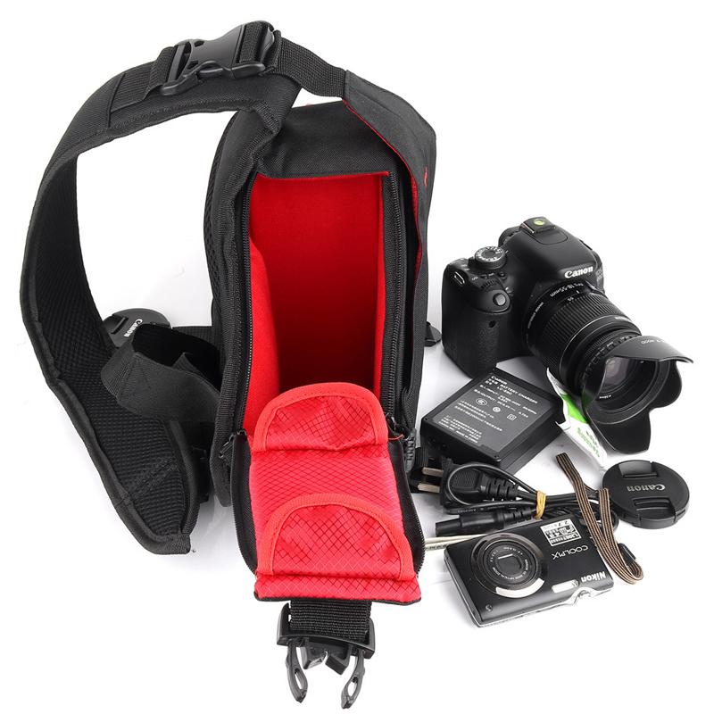 Triangle SLR Camera Bag Lowepro Sling Waterproof Backpack Pography Single Shoulder Po Bags Digital DSLR Lens Cases
