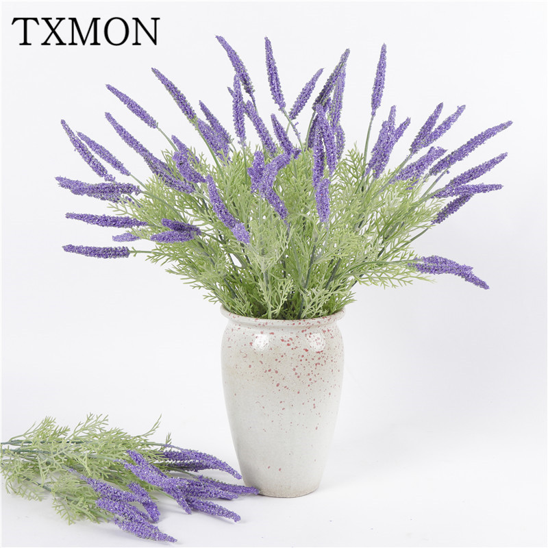 15 heads Foam Lavender Artificial Flower Indoor Desktop Decoration Fake Flower home Wedding Road Leading Provence Lavender, Purple
15 heads Foam Lavender Artificial Flower Indoor Desktop Decoration Fake Flower home Wedding Road Leading Provence Lavender, Purple