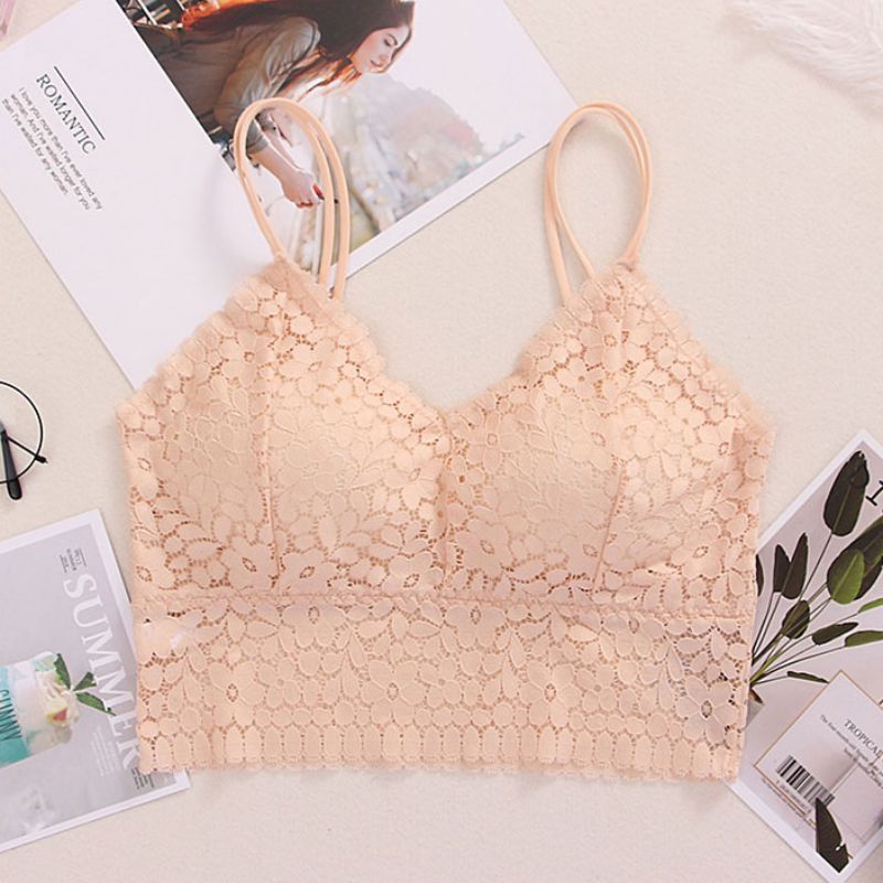 Women Bra Push Up Sexy Lingerie Lace Bralette Plus Size Wireless Padded Bra Underwear Unadjustable Bras, Black
Women Bra Push Up Sexy Lingerie Lace Bralette Plus Size Wireless Padded Bra Underwear Unadjustable Bras, Black
