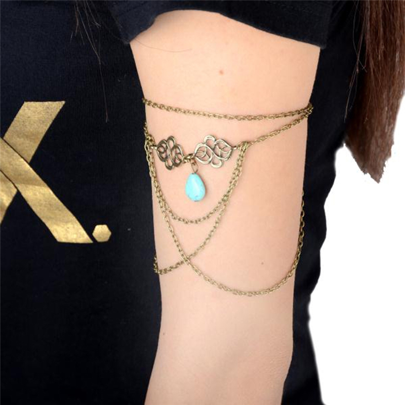 Pinksee 2020 Newest Bohemia Hollow Metal Flower Natural Stone Pendant Tassel Chain Arm Bracelet Women Girls Armbanden Harness
Pinksee 2020 Newest Bohemia Hollow Metal Flower Natural Stone Pendant Tassel Chain Arm Bracelet Women Girls Armbanden Harness