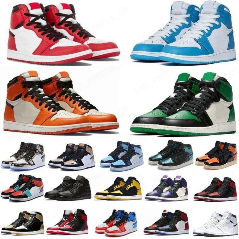 hot Pine Green Black 1s Basketball shoes Jumpman 1 Bloodline Men Designer Sneakers Fearless Obsidian UNC Patent gold black toe top Trainers
hot Pine Green Black 1s Basketball shoes Jumpman 1 Bloodline Men Designer Sneakers Fearless Obsidian UNC Patent gold black toe top Trainers