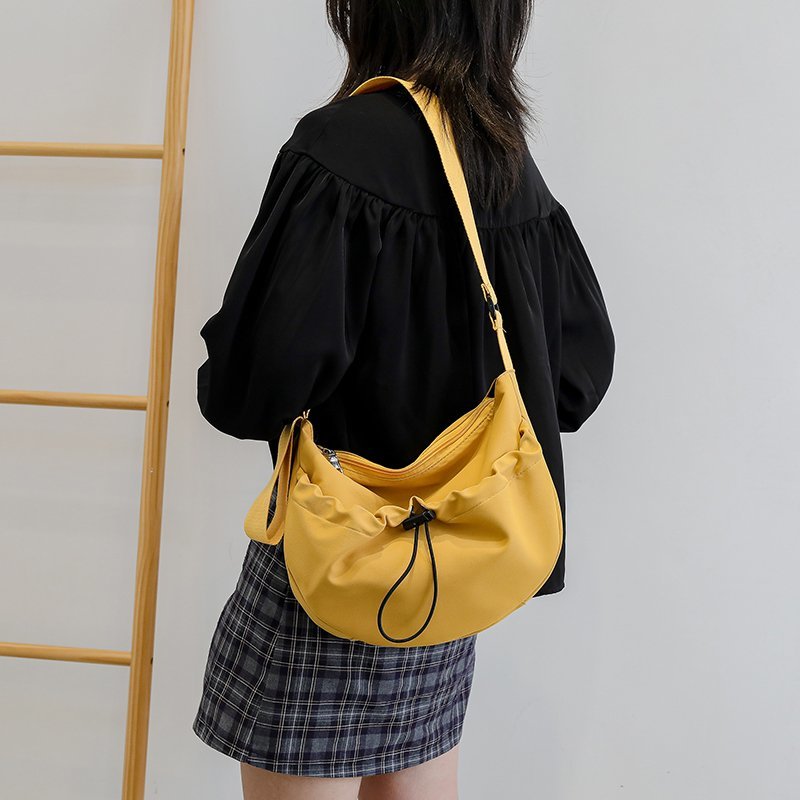 Tote Bag Hong Kong-Style Broadband Shoulder/Crossbody Bag 2020 Spring and Summer New Popular All-match, Yellow
Tote Bag Hong Kong-Style Broadband Shoulder/Crossbody Bag 2020 Spring and Summer New Popular All-match, Yellow