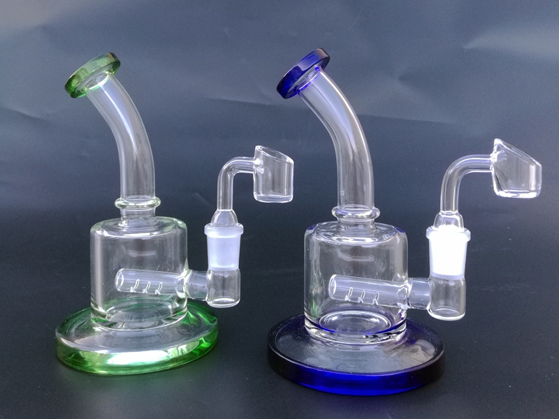 Hot Selling 6 Inch Mini Dab Rig Colorful Thick Glass Bongs Hookahs Inline Perc Water Pipes 14mm Joint Oil Rigs Small Bong With 4mm Quartz Banger
Hot Selling 6 Inch Mini Dab Rig Colorful Thick Glass Bongs Hookahs Inline Perc Water Pipes 14mm Joint Oil Rigs Small Bong With 4mm Quartz Banger