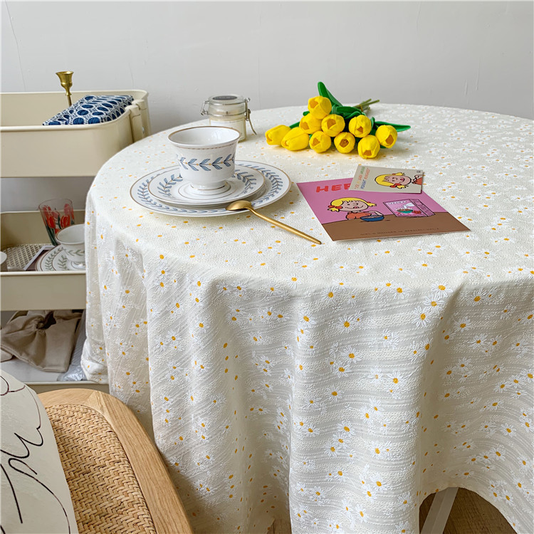 Table Cloth Kitchen Table Rectangular Tablecloth White Pattern Outing Picnic Tazer For Home And Kitchen Outdoor Picnic Lawn Mat, Little daisy
Table Cloth Kitchen Table Rectangular Tablecloth White Pattern Outing Picnic Tazer For Home And Kitchen Outdoor Picnic Lawn Mat, Little daisy
