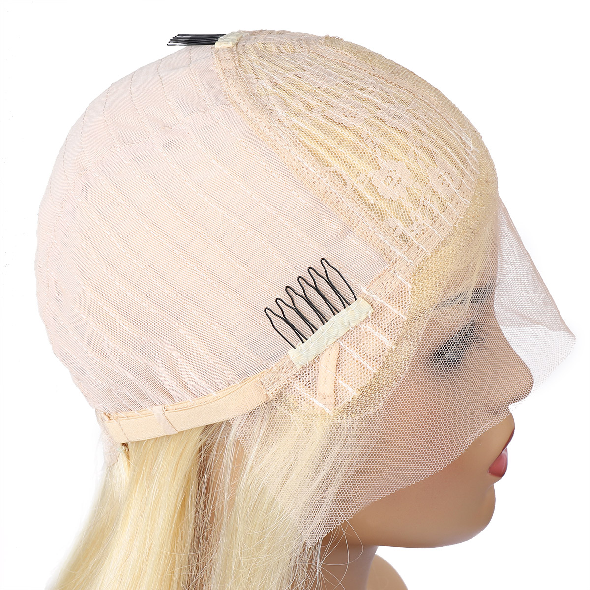 T Part Wig Blonde Hair Brazilian Body Wave Human Hair Wigs Blonde Color 613 Human Hair T Lace Front Wigs Peruvian Indian
