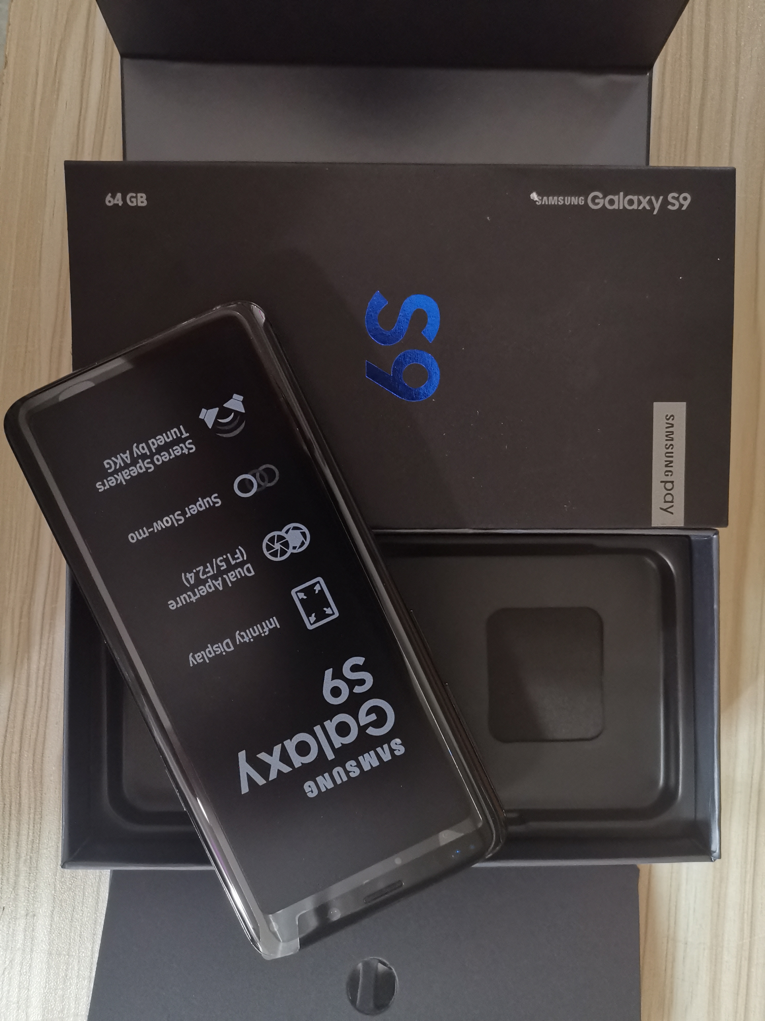 Unlocked Original refurbished Samsung Galaxy S9 G960U G960F 4GB RAM 64GB ROM12MP Camera Smartphone 4G LTE5.8" display