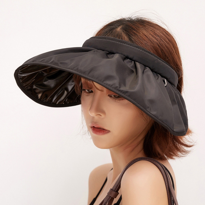 South Korea Shells Empty Top Hat Summer Sun Hat Female Sunscreen da yan mao zi Outdoor Shade UV Korean Tide, Black
South Korea Shells Empty Top Hat Summer Sun Hat Female Sunscreen da yan mao zi Outdoor Shade UV Korean Tide, Black