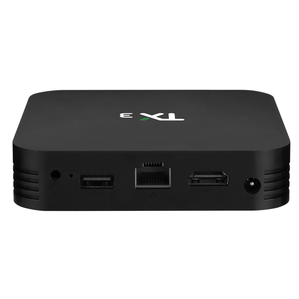 Tanix TX3 Android 9.0 TV BOX Quad Core Amlogic S905X3 4GB RAM 64GB ROM Support 2.4G 5G Wifi DLNA Bluetooth