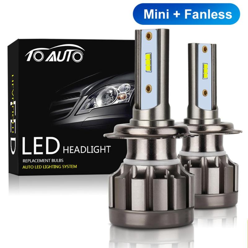 Mini H7 H1 H4 LED H8 H11 4 9006 3 9005 LED Lamp Car Lights 6000K Headlamp Auto Fanless Headlight Bulb 12V
Mini H7 H1 H4 LED H8 H11 4 9006 3 9005 LED Lamp Car Lights 6000K Headlamp Auto Fanless Headlight Bulb 12V