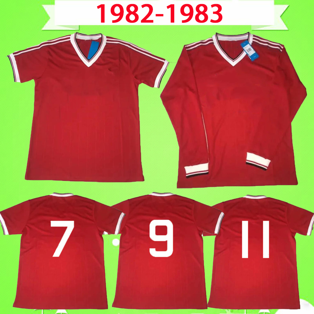 1982 1983 soccer jerseys MAN UTD home red WHITESIDE retro 82 83 Classic Vintage football shirts robson manchester strachan olsen, Black;yellow
1982 1983 soccer jerseys MAN UTD home red WHITESIDE retro 82 83 Classic Vintage football shirts robson manchester strachan olsen, Black;yellow