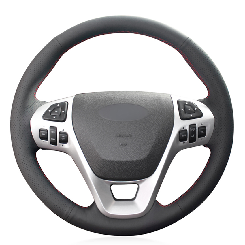 Black PU Faux Leather DIY Car Steering Wheel Cover for Ford Explorer 2011-2019 Taurus 2013-2019 Edge 2011-2014 Flex 2013
Black PU Faux Leather DIY Car Steering Wheel Cover for Ford Explorer 2011-2019 Taurus 2013-2019 Edge 2011-2014 Flex 2013