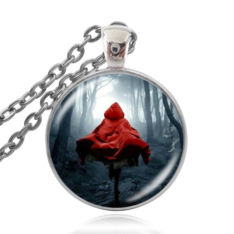 KARAIRIS Fashion Glass Cabochon Pendant Necklace Little Red Riding Hood Plated Statement Jewelry For Valentine'S Day Gift
KARAIRIS Fashion Glass Cabochon Pendant Necklace Little Red Riding Hood Plated Statement Jewelry For Valentine'S Day Gift