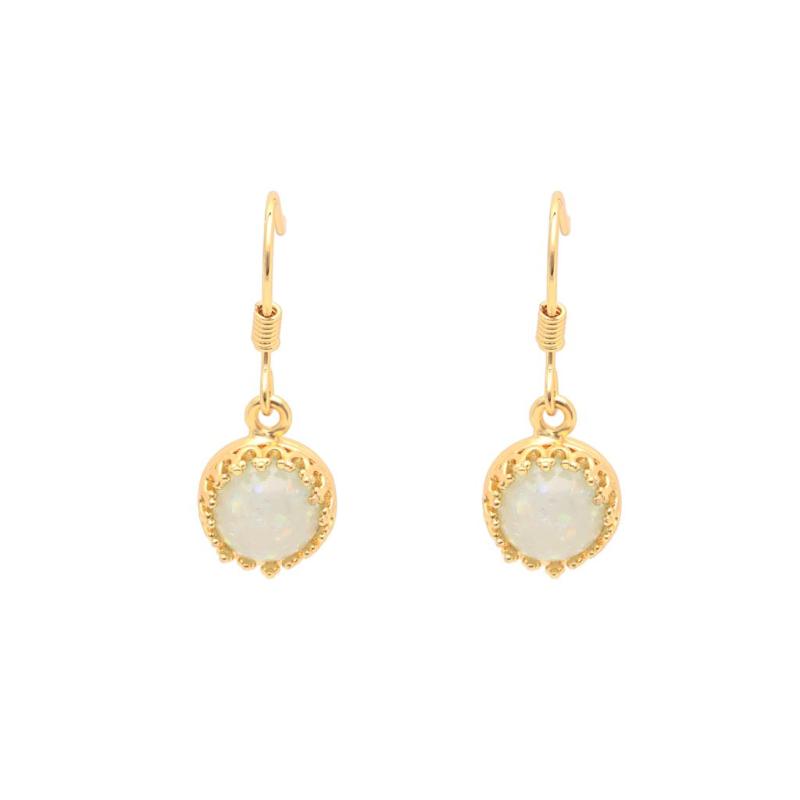 New White Fire Opal Gold Color Dangle Earrings Fashion Drop Earrings for Women Wedding Luxury Jewelry Gifts
New White Fire Opal Gold Color Dangle Earrings Fashion Drop Earrings for Women Wedding Luxury Jewelry Gifts
