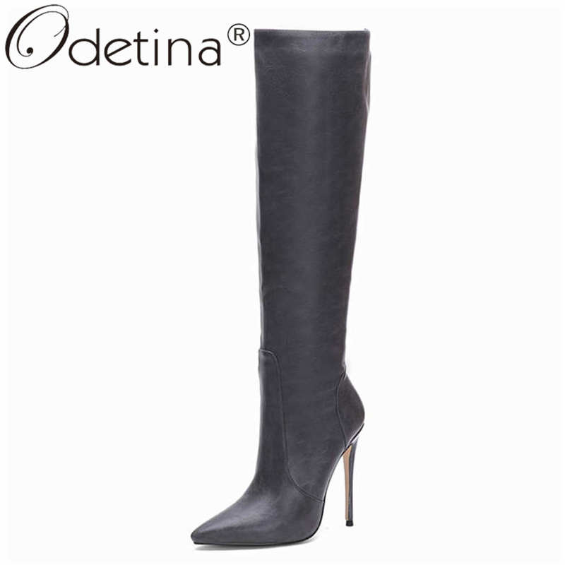 Odetina Women Fashion Stiletto Extreme High Heel Knee High Boots Ladies Vintage Winter Side Zipper Pointed Toe Sewing Long Boots, Yellow
Odetina Women Fashion Stiletto Extreme High Heel Knee High Boots Ladies Vintage Winter Side Zipper Pointed Toe Sewing Long Boots, Yellow