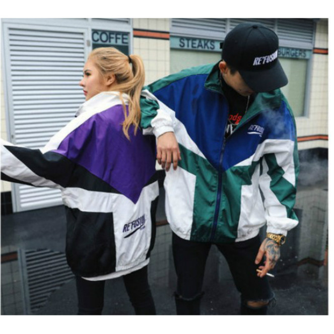 Men Jackets New Arrival Sport Style Coat Mens Fashion Contrast Panelled Loose Jackets Men Hiphop Streetwear Outerwear, Purple
Men Jackets New Arrival Sport Style Coat Mens Fashion Contrast Panelled Loose Jackets Men Hiphop Streetwear Outerwear, Purple