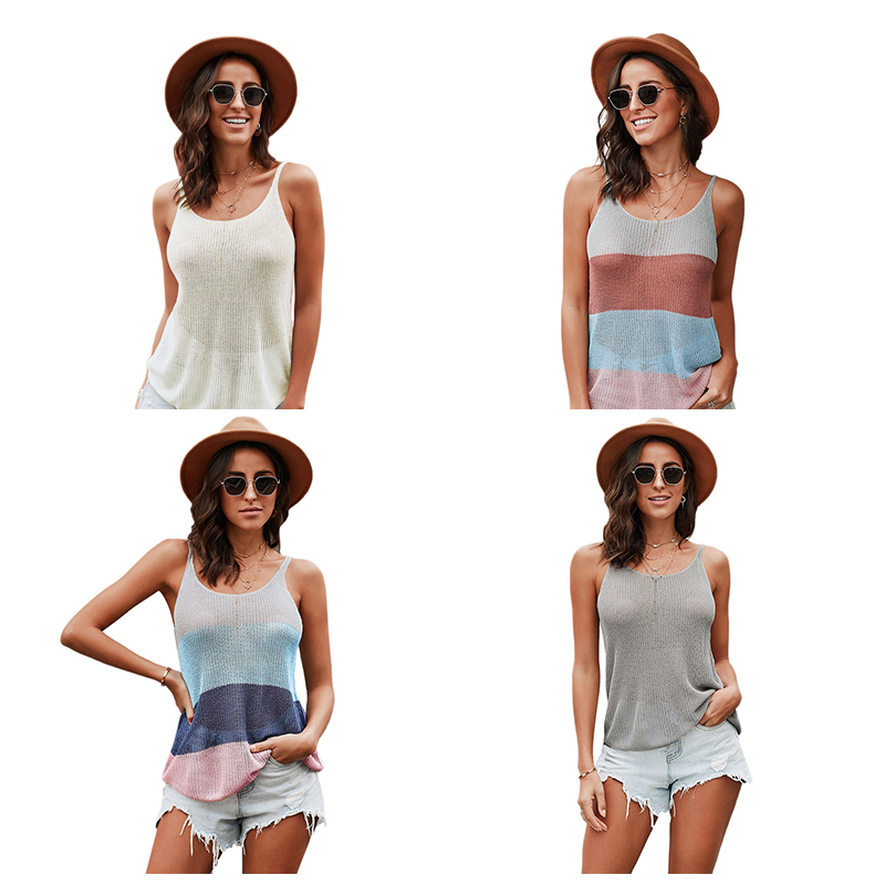 Women's Tank Top Summer Casual Round Neck Ladies Top Tees Beach Women Tank Tops, Gray
Women's Tank Top Summer Casual Round Neck Ladies Top Tees Beach Women Tank Tops, Gray
