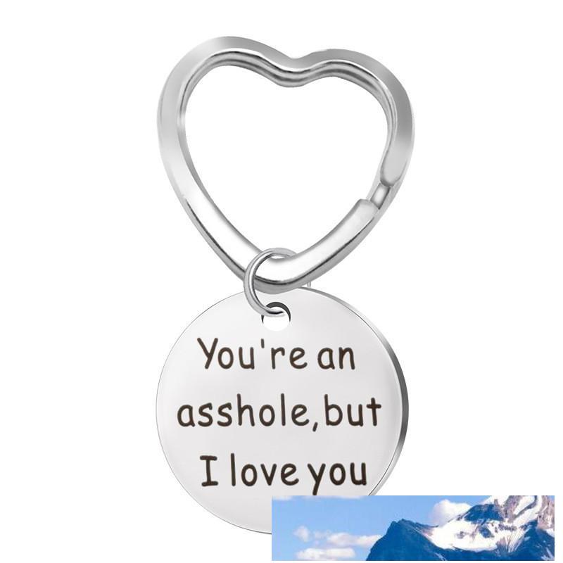 You`re an asshole, but I love you Keychain Gifts for Funny Boyfriend Gift or Husband Stainless Steel Jewelry, Slivery;golden
You`re an asshole, but I love you Keychain Gifts for Funny Boyfriend Gift or Husband Stainless Steel Jewelry, Slivery;golden