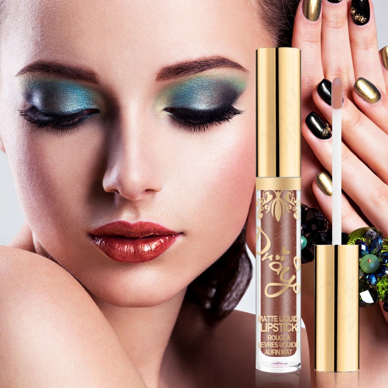 Lip Gloss Moisturizer Waterproof Shimmer Liquid Lipstick Matte Makeup Metallic Long Lasting Lips Care