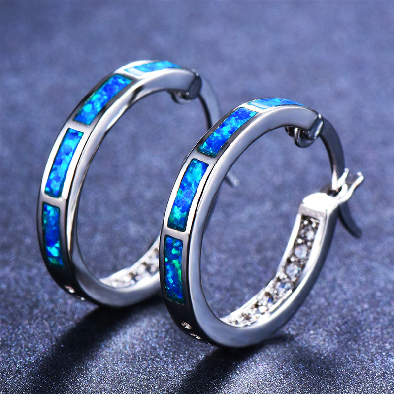 Bamos Blue/White/Orange Fire Opal Stud Earrings Simple Rainbow Earrings For Women Silver Color BOHO Jewelry
Bamos Blue/White/Orange Fire Opal Stud Earrings Simple Rainbow Earrings For Women Silver Color BOHO Jewelry