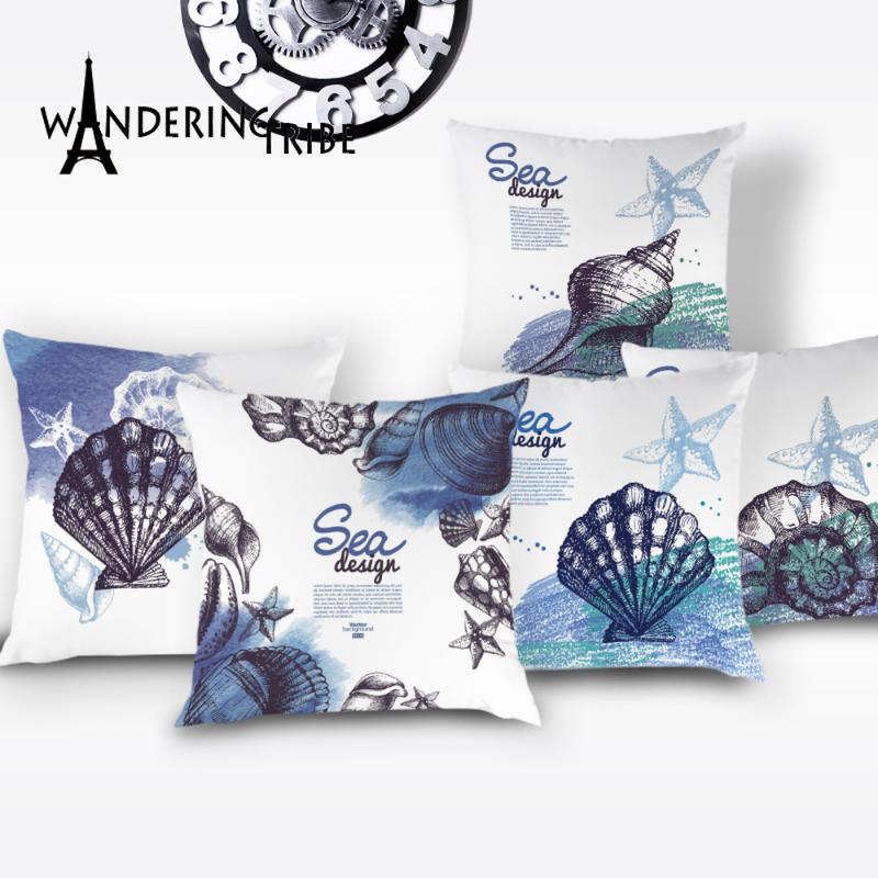 Marine Decoration Cushion Cover Shell Ocean Throw Pillow Case Conch Sea Home Decor Cushions Covers Nautical Decorative Pillows, L1508-3
Marine Decoration Cushion Cover Shell Ocean Throw Pillow Case Conch Sea Home Decor Cushions Covers Nautical Decorative Pillows, L1508-3