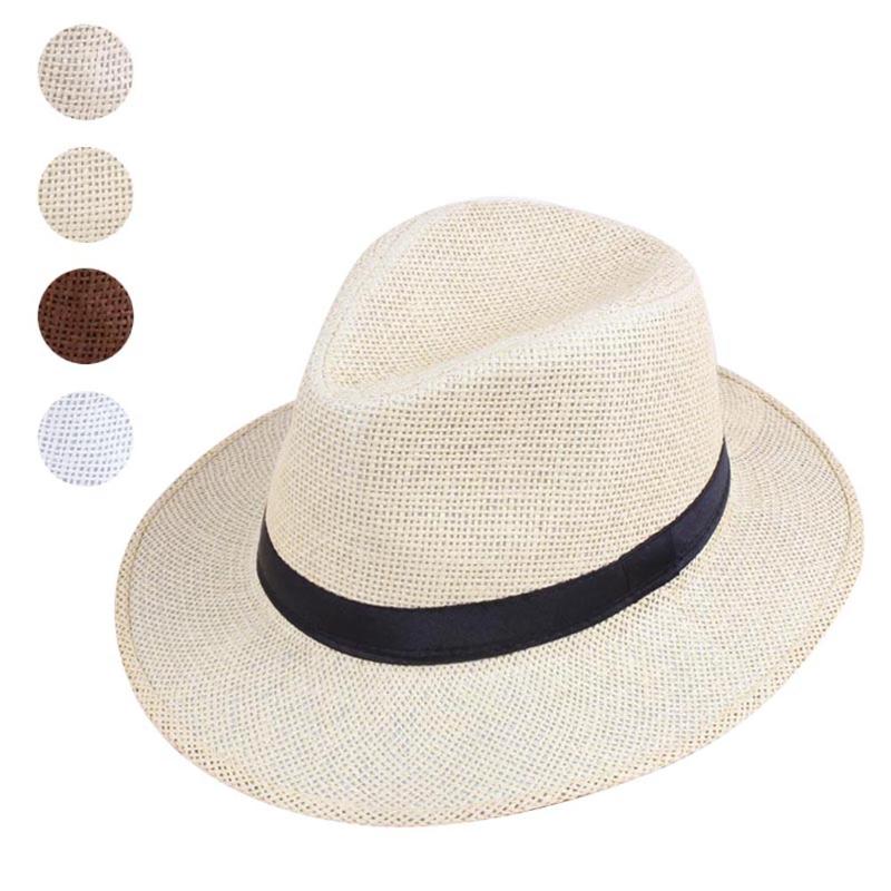 Men Straw Panama Hat Handmade Cowboy Cap Summer Beach Travel Fedoras Hat FS99, Coffee
Men Straw Panama Hat Handmade Cowboy Cap Summer Beach Travel Fedoras Hat FS99, Coffee