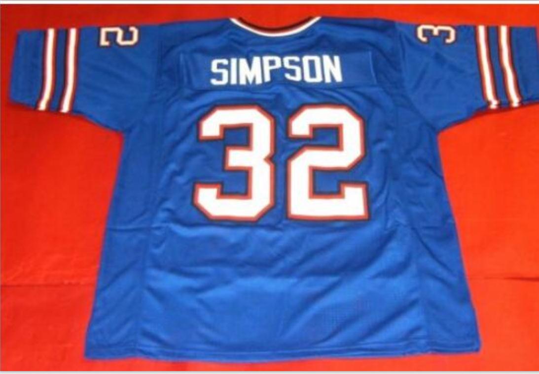 custom Front and back mesh fabric BLUE OJ SIMPSON High quality full embroidery College Jersey SIZE S-5XL or custom any name or number jersey
custom Front and back mesh fabric BLUE OJ SIMPSON High quality full embroidery College Jersey SIZE S-5XL or custom any name or number jersey