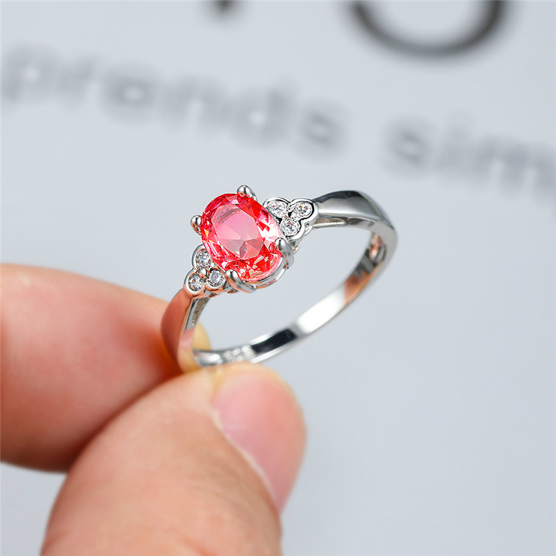 Luxury Female Pink Oval Crystal Ring Charm Silver Color Thin Wedding Rings For Women Promise White Round Zircon Engagement Ring
Luxury Female Pink Oval Crystal Ring Charm Silver Color Thin Wedding Rings For Women Promise White Round Zircon Engagement Ring