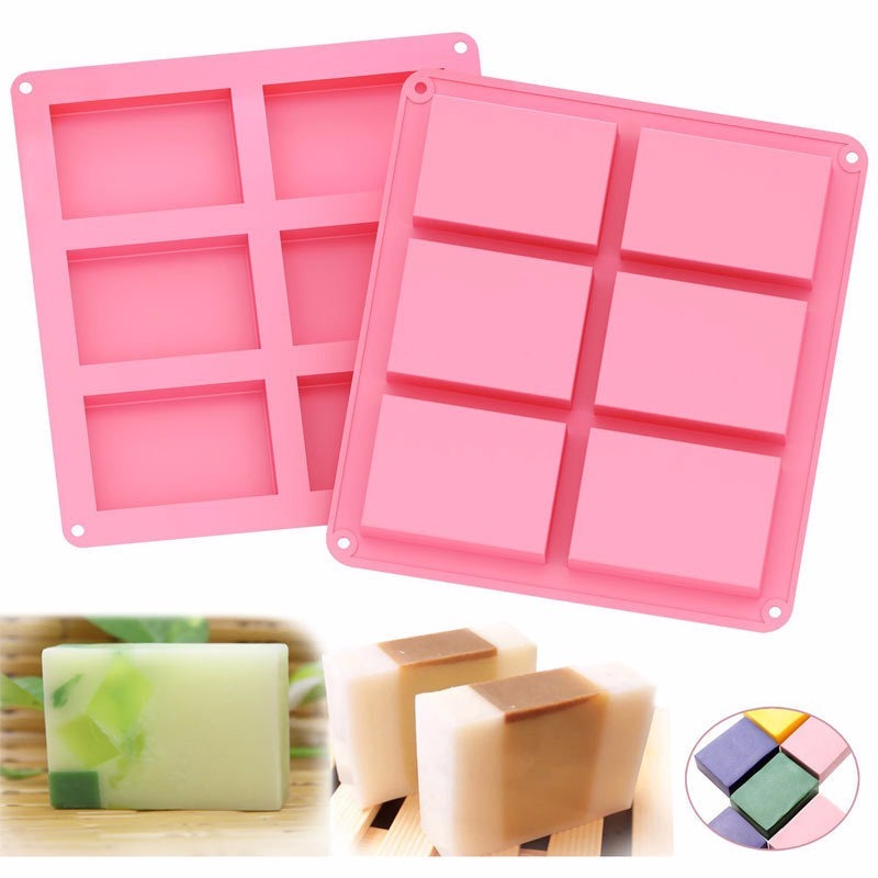 Hot Sale Palksky 4 Pack 6 Cavity Rectangle Silicone Soap Molds DIY Handmade Soap Mold for Bundt Cake
Hot Sale Palksky 4 Pack 6 Cavity Rectangle Silicone Soap Molds DIY Handmade Soap Mold for Bundt Cake