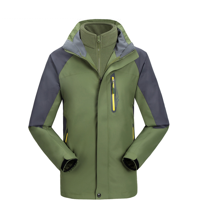 Men Women Windproof Hiking Jackets 3 In 1 Ski Jacket Warm Softshell Liner Sports Outwear Climbing Coat Couple Windbreaker 4XL, Green for men
Men Women Windproof Hiking Jackets 3 In 1 Ski Jacket Warm Softshell Liner Sports Outwear Climbing Coat Couple Windbreaker 4XL, Green for men