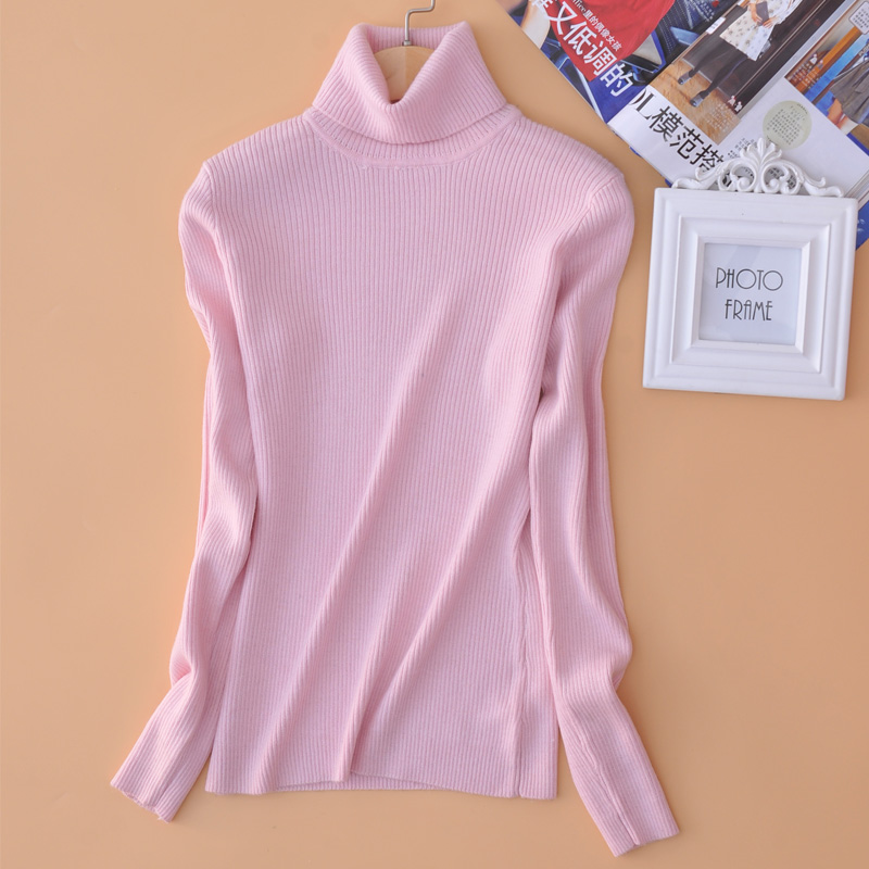 Autumn and winter women' turtleneck sweater long-sleeved shirt solid color warm knit sweater with a bottoming shirt, White
Autumn and winter women' turtleneck sweater long-sleeved shirt solid color warm knit sweater with a bottoming shirt, White