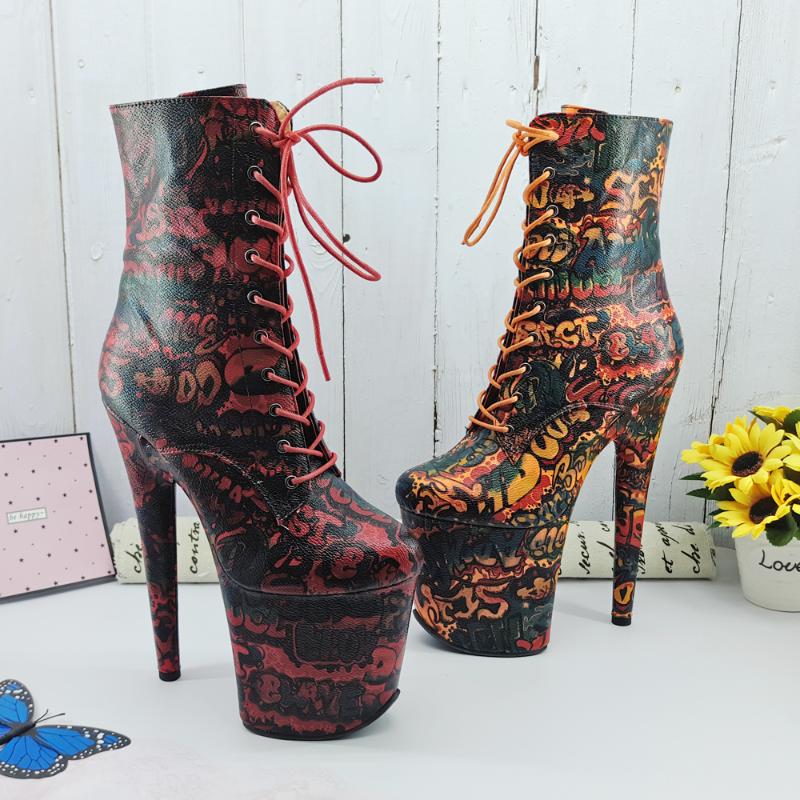 Leecabe PU 20CM/8inches Pole dancing shoes High Heel platform closed toe Pole Dance booties, Same as picture
Leecabe PU 20CM/8inches Pole dancing shoes High Heel platform closed toe Pole Dance booties, Same as picture
