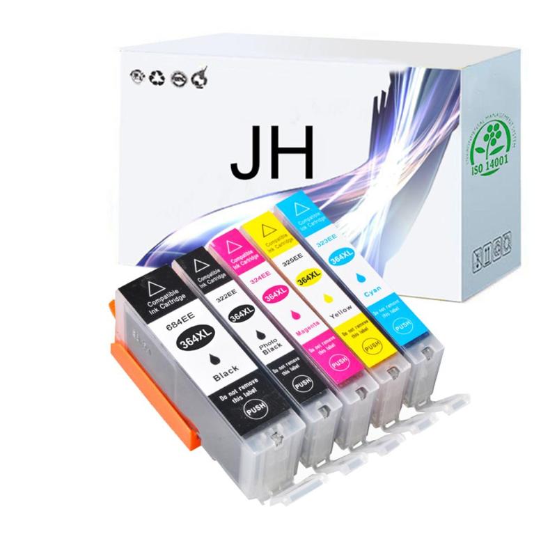 JH 364XL Compatible Ink Cartridges Replacement for 364 xl Deskjet 3070A 5510 6510 B209a C510a C309a Printer
JH 364XL Compatible Ink Cartridges Replacement for 364 xl Deskjet 3070A 5510 6510 B209a C510a C309a Printer