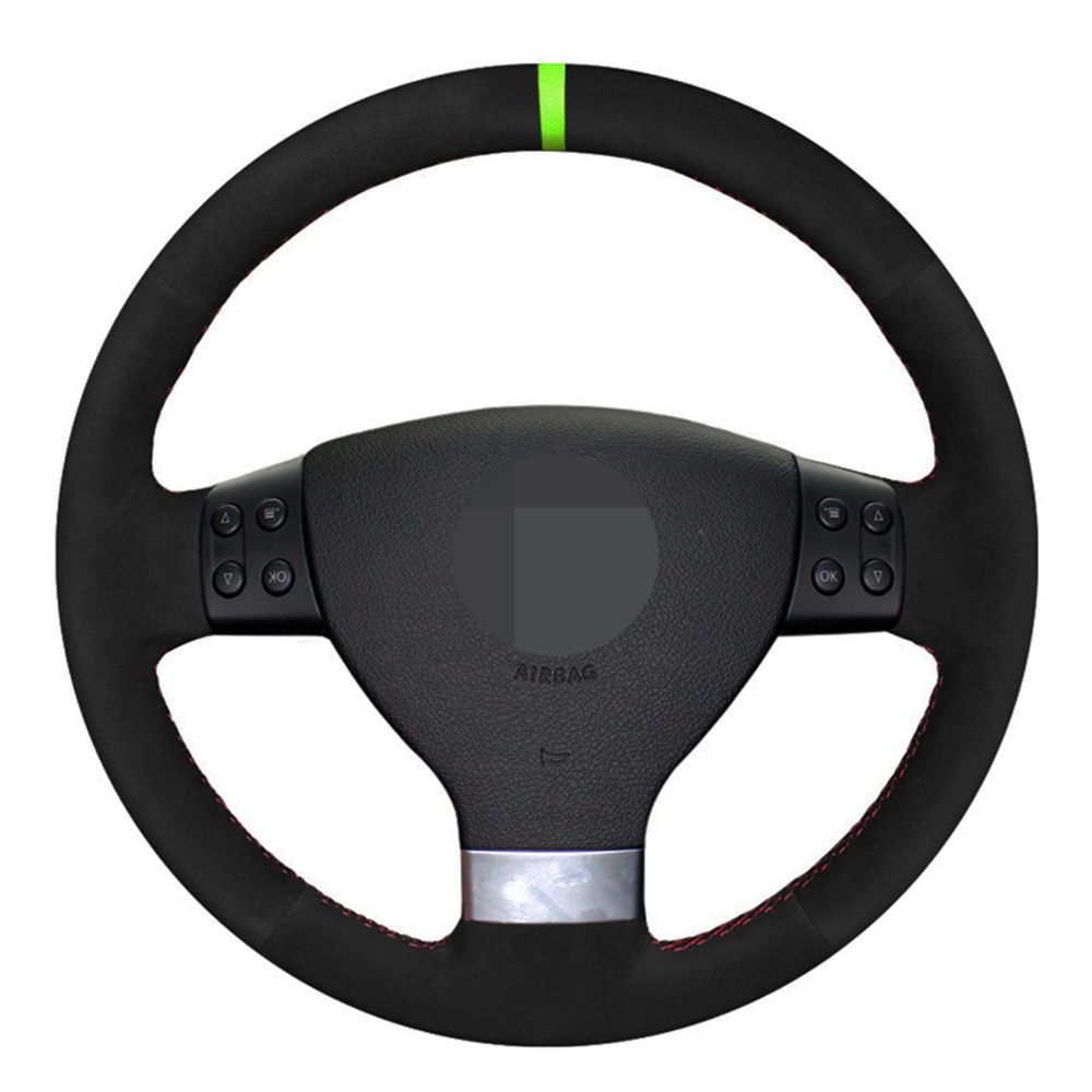 Car Steering Wheel Cover DIY Black Suede For Volkswagen Golf 5 2005-2009 Passat B6 Jetta 3 Tiguan Touran 2008 2009 2010
Car Steering Wheel Cover DIY Black Suede For Volkswagen Golf 5 2005-2009 Passat B6 Jetta 3 Tiguan Touran 2008 2009 2010
