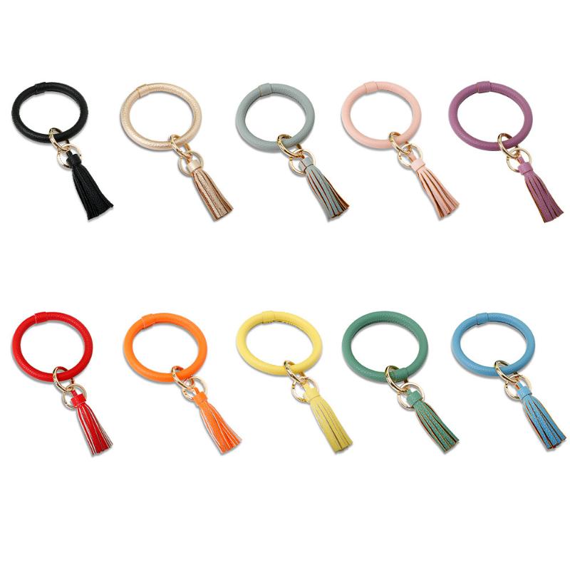 Big O Bangles Keyching for Women Faux Leather Pendant Key Holder Colorful Tassel Key ching Female Accessories
Big O Bangles Keyching for Women Faux Leather Pendant Key Holder Colorful Tassel Key ching Female Accessories