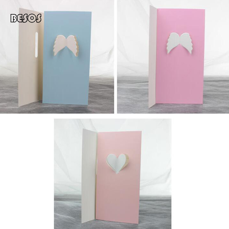 10pcs Wholesale Fashion Pink Blue 3D Wing Greeting Card Party Festival Wedding Folding Greeting Paper Thank You Invitation Card
10pcs Wholesale Fashion Pink Blue 3D Wing Greeting Card Party Festival Wedding Folding Greeting Paper Thank You Invitation Card