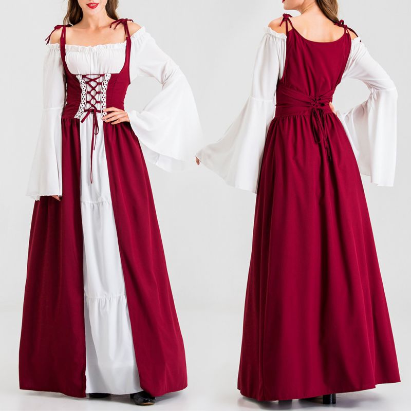 Blackday High Quality Square Neck Bundle Corset Medieval Renaissance Retro Dress Fashion Dress Women New Style, Green
Blackday High Quality Square Neck Bundle Corset Medieval Renaissance Retro Dress Fashion Dress Women New Style, Green