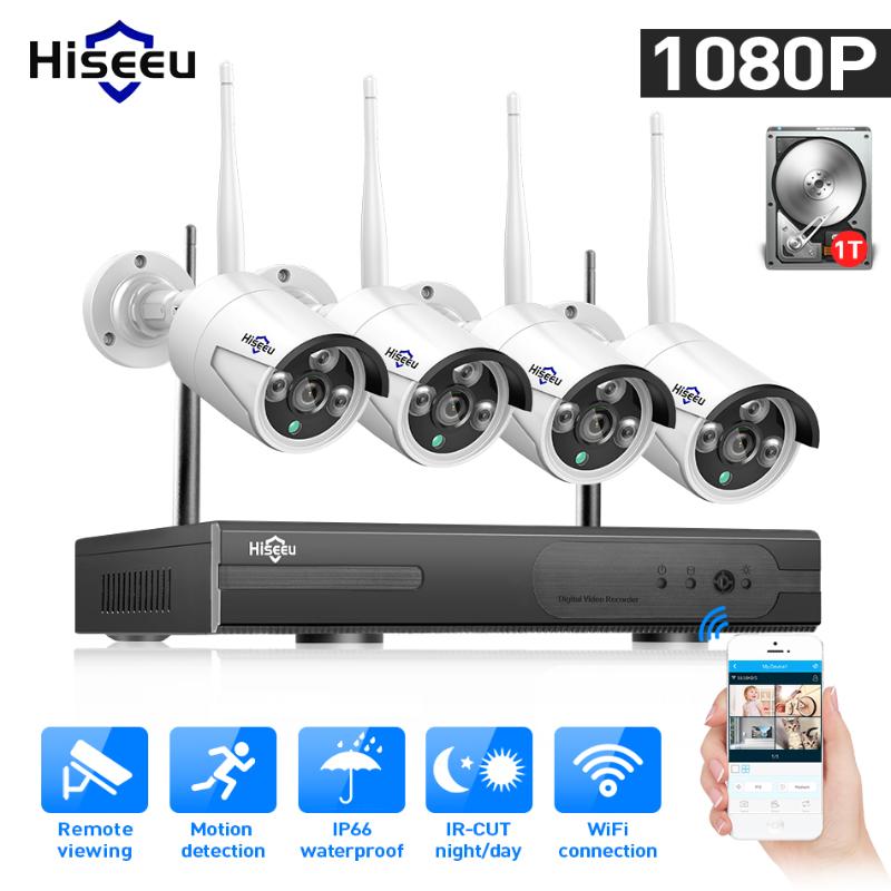WIFI IP Camera 1080P 8CH NVR Wireless CCTV Security System Kit Infrared 4PCS Cam Remote Viewing by IP Pro 1T hdd
WIFI IP Camera 1080P 8CH NVR Wireless CCTV Security System Kit Infrared 4PCS Cam Remote Viewing by IP Pro 1T hdd