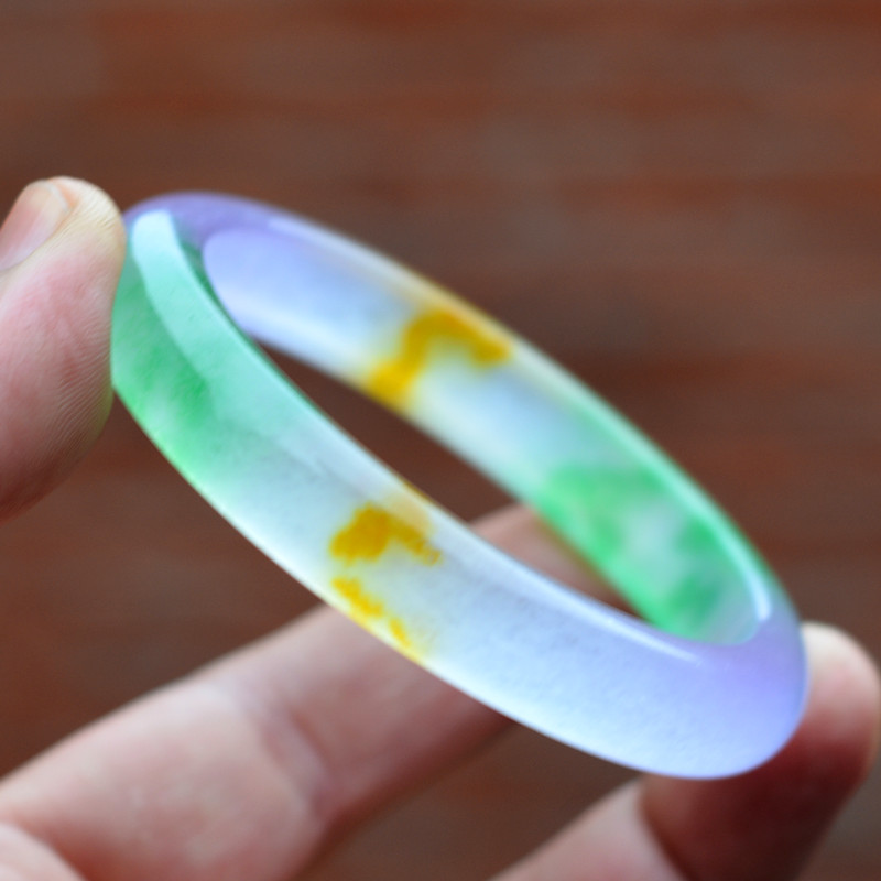 High Quality Purple Green Yellow Quartzite Stane Bangles Round Malay Bangles Bracelets Gift For Pretty Women's Jades Jewelry
High Quality Purple Green Yellow Quartzite Stane Bangles Round Malay Bangles Bracelets Gift For Pretty Women's Jades Jewelry